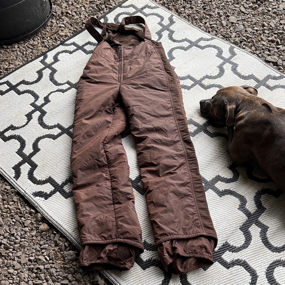 Brown Insulated Overalls